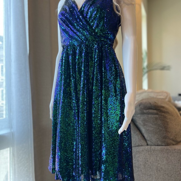 Sequined party dress size S - Picture 10 of 11